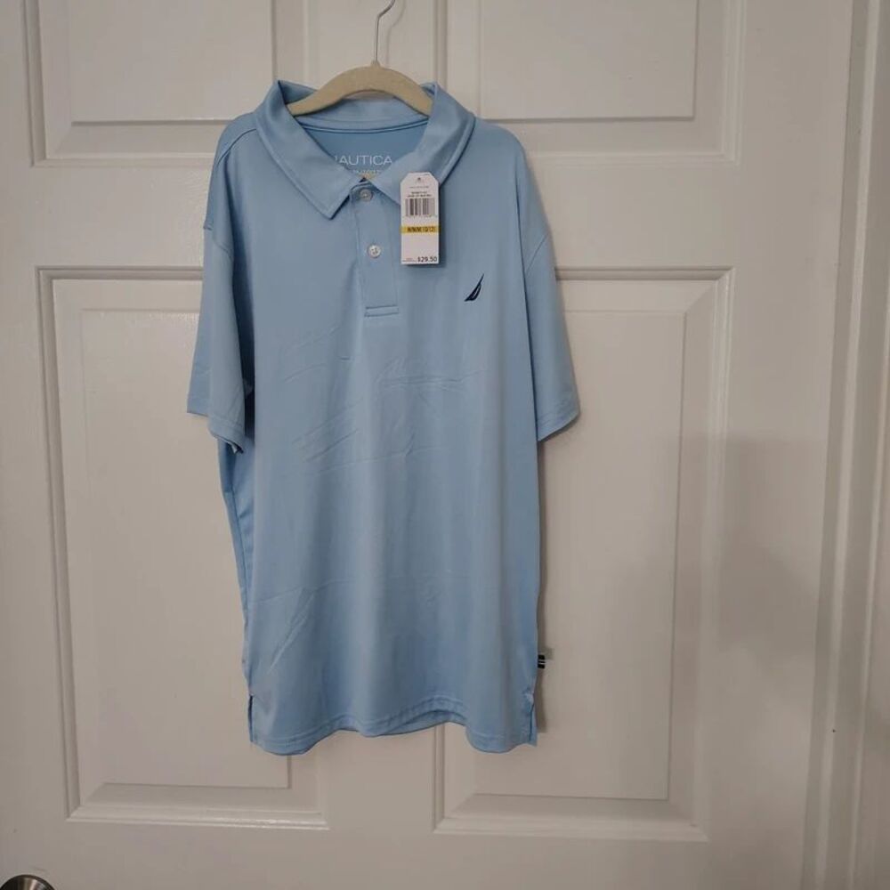 Boys Nautica Blue Shirt Size 10/12